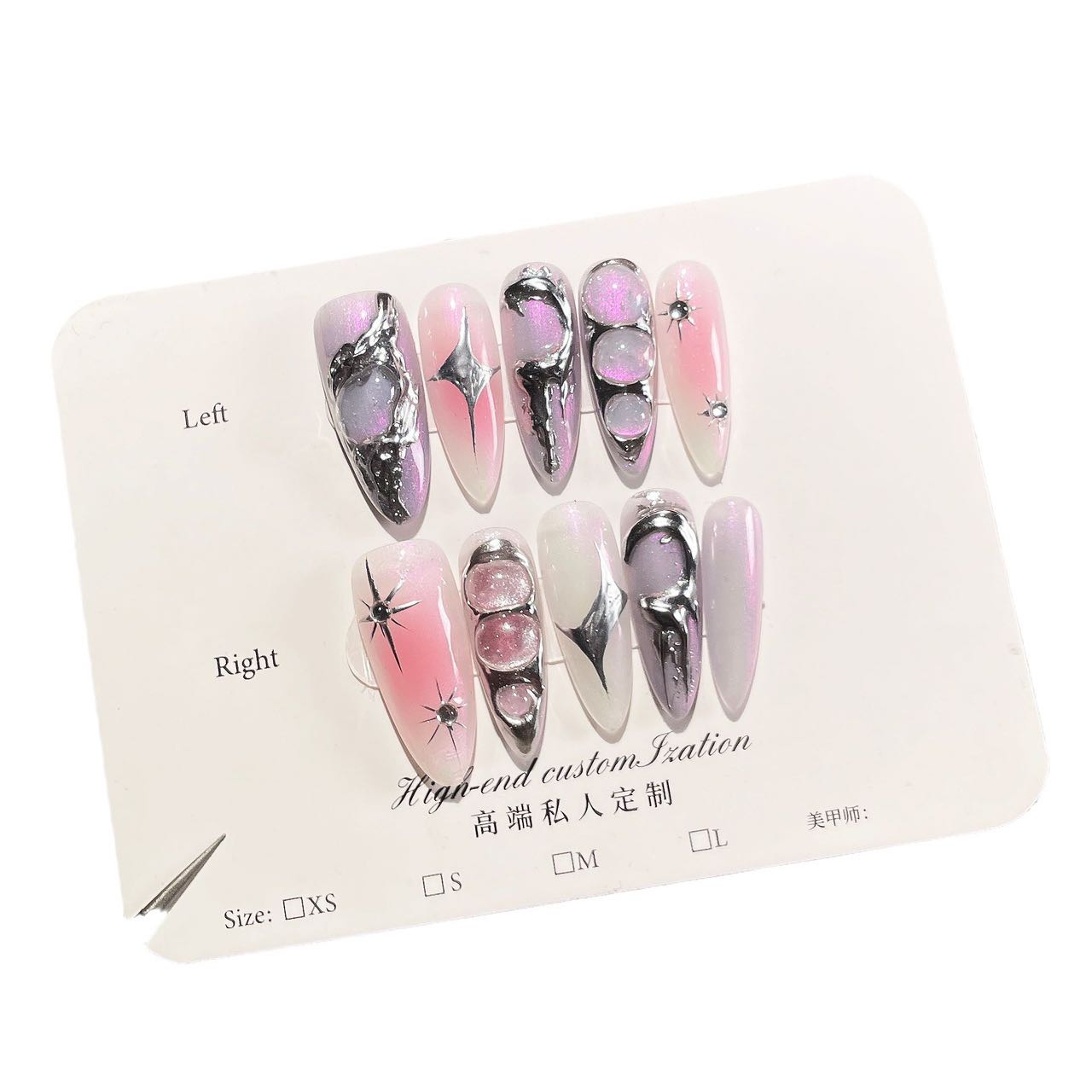 Iridescent Blush Accents