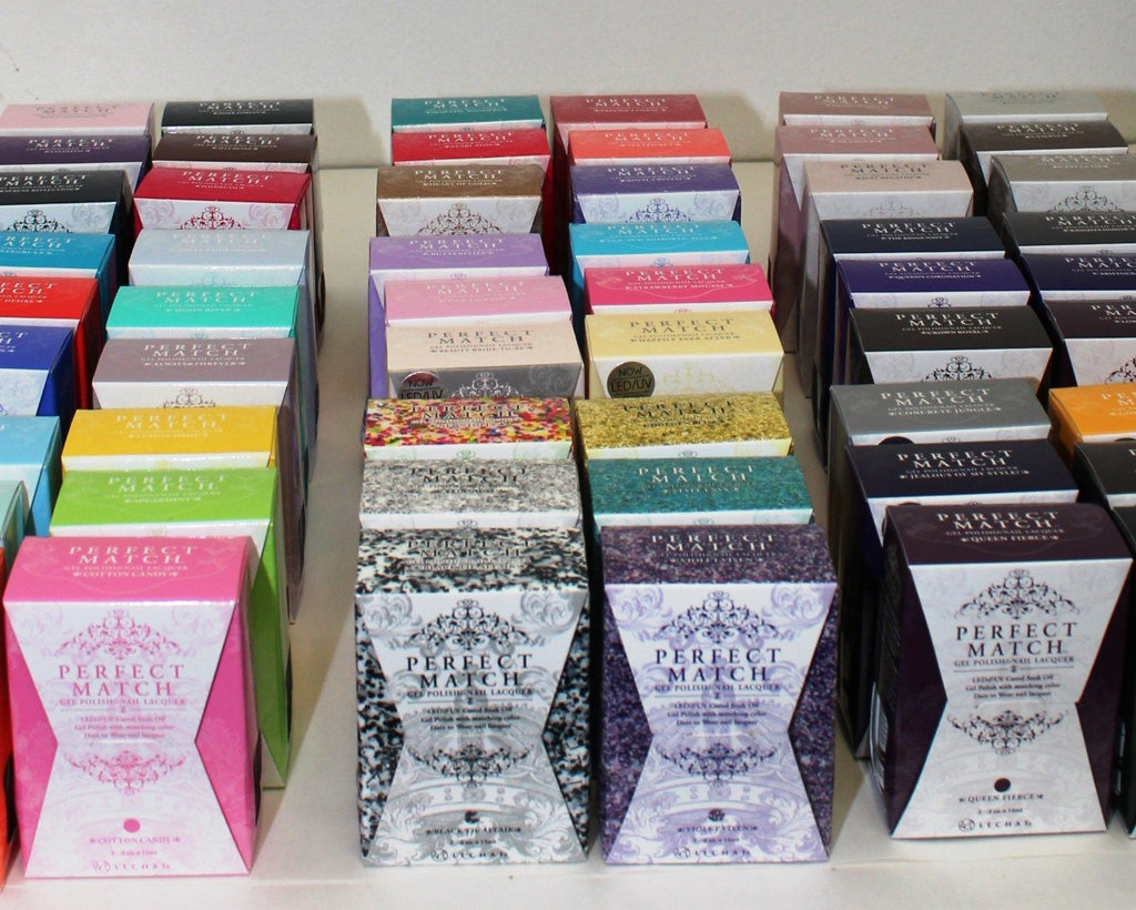 LeChat Perfect Match Collection - 6 Gelcolor+  Matching Nail Polish colors