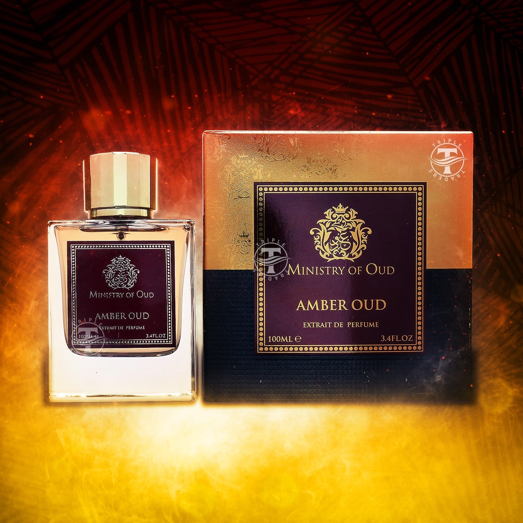 Ministry of Oud Amber Oud Extrait De Perfume 100ml 3.4 Fl Oz By Paris Corner