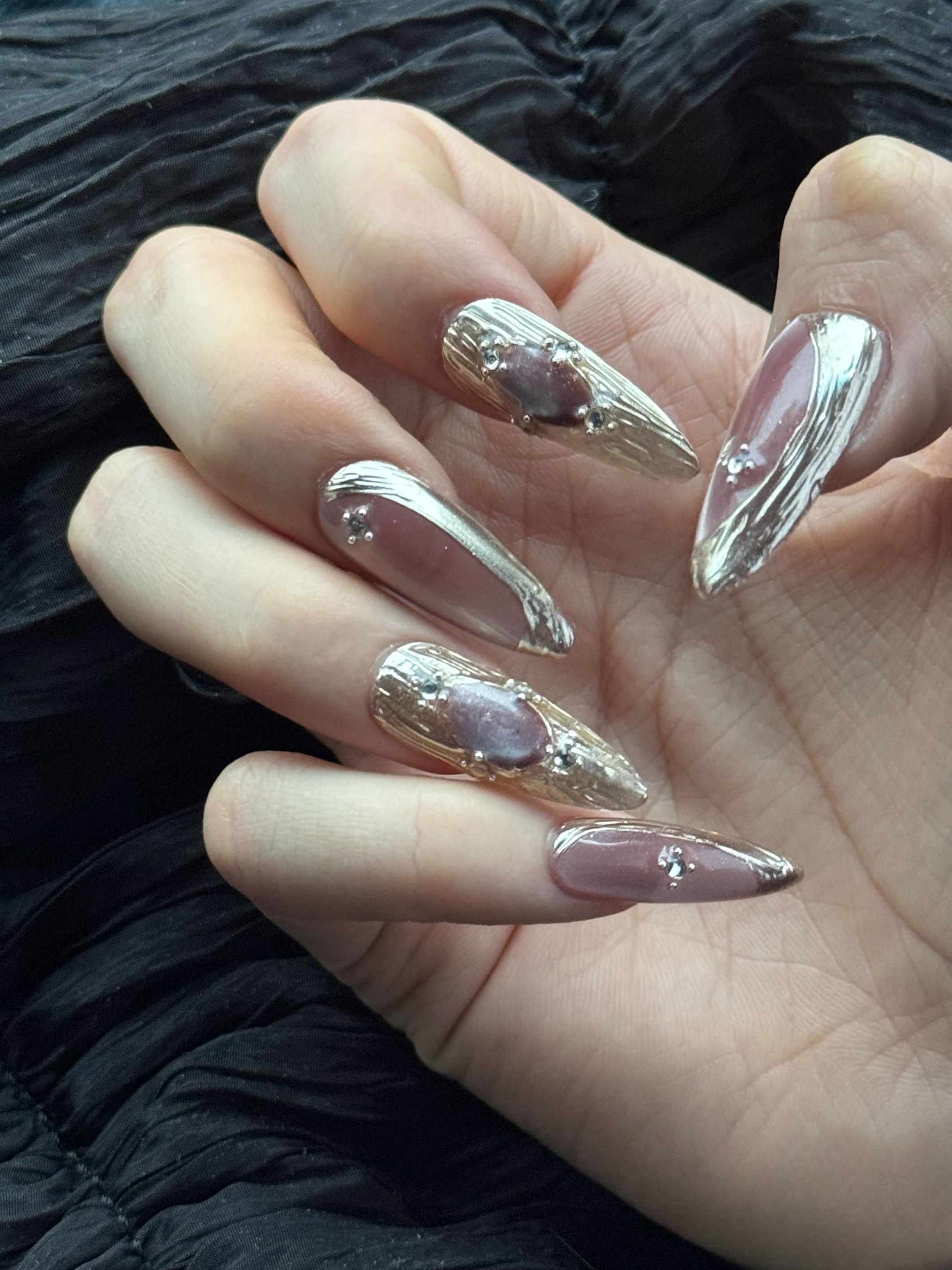 Pink Princess Crystal Cat Eye Design
