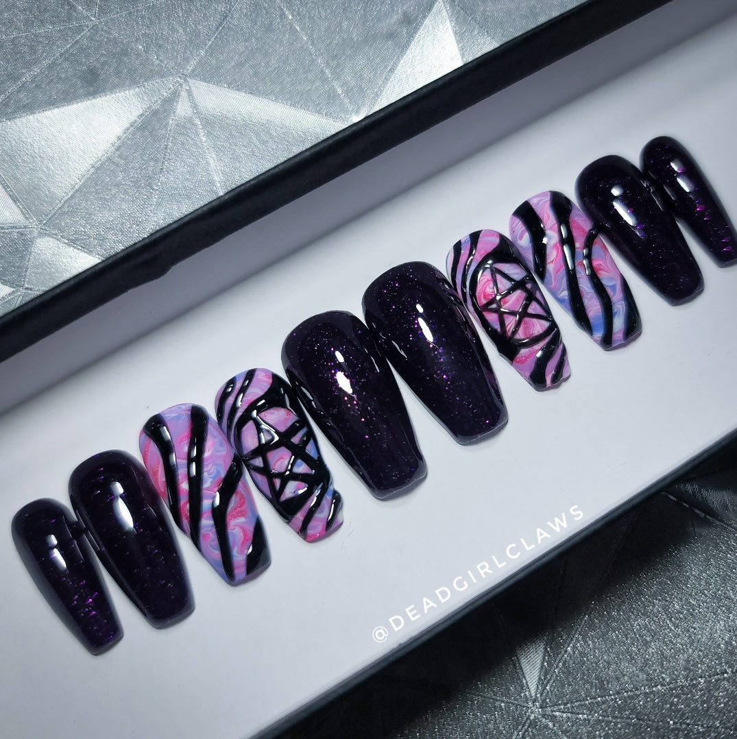 Occult Press on Nail Set