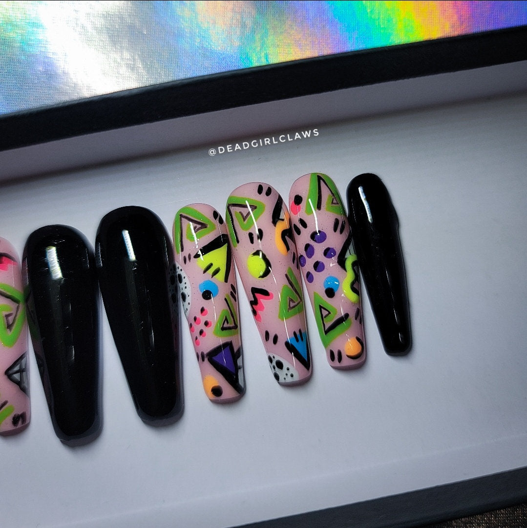 90s Baby Press on Nail set