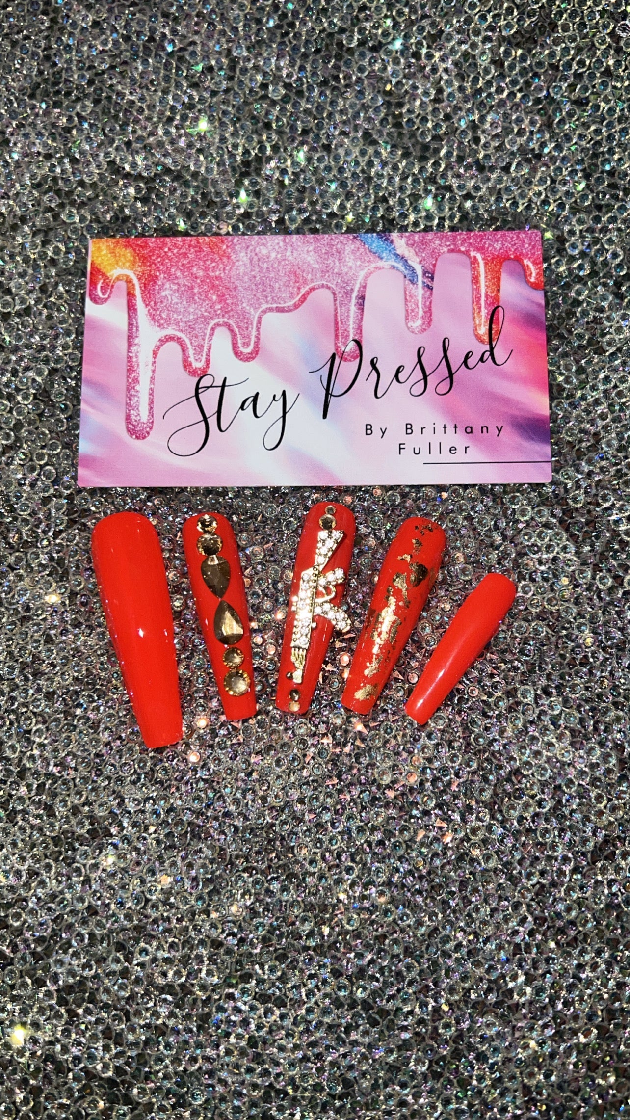 Bling Gun Press On Nails