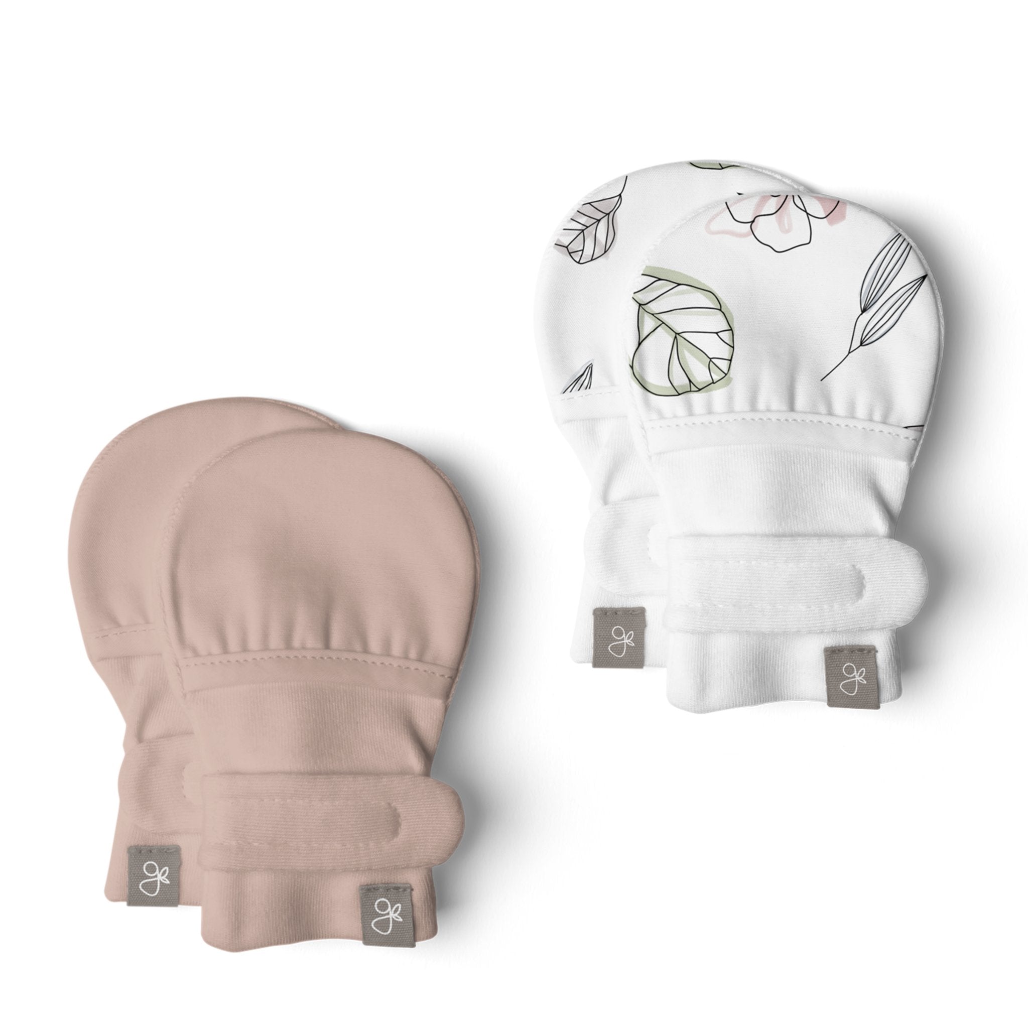 Goumi Two Pack Mitts | Abstract Floral + Rose